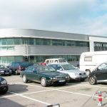 General Aviation Flughafen Stuttgart, Neubau Flugzeugabstellhallen mit Abfertigungsgebäude